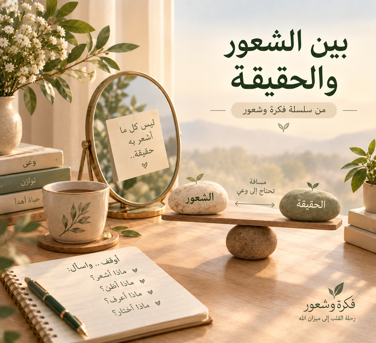 بين الشعور والحقيقة