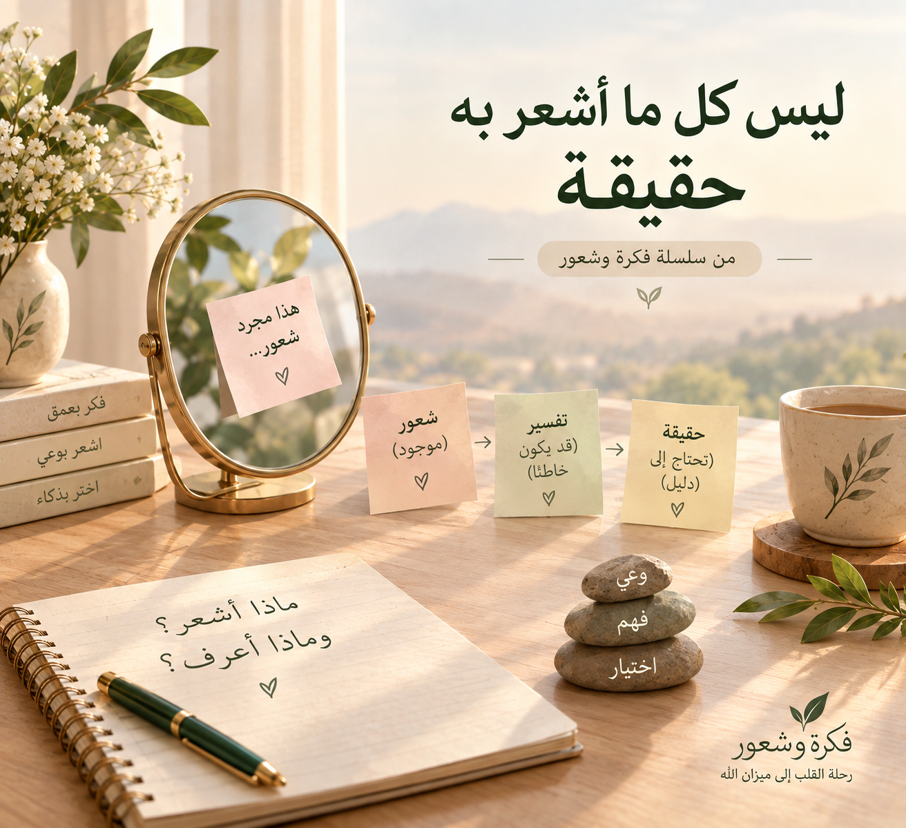 ليس كل ما أشعر به حقيقة